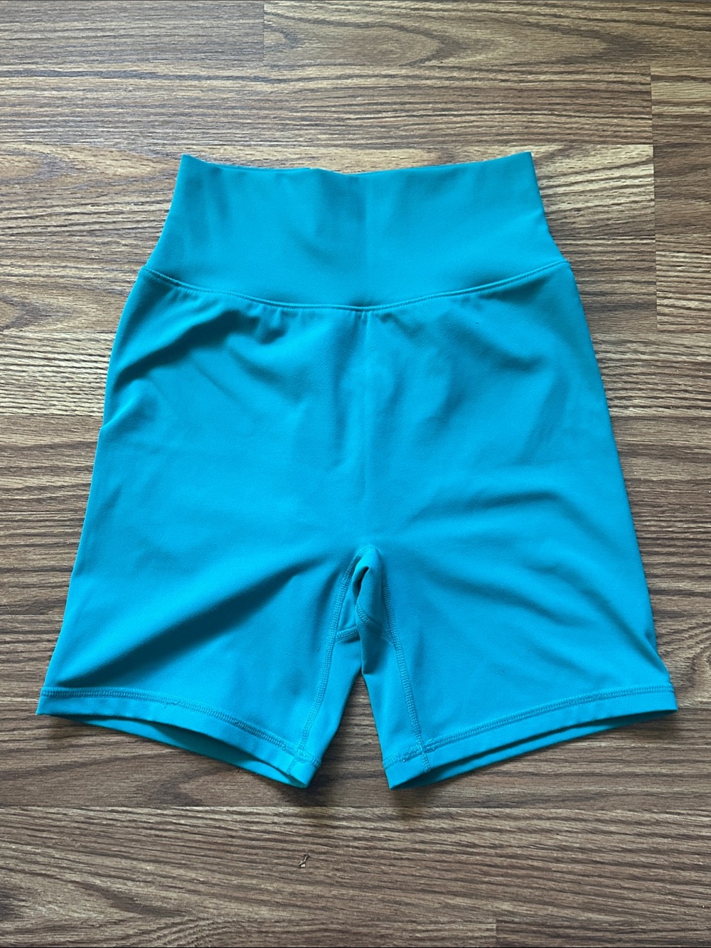 Ptula High-Waist Turquoise Women’s Active Shorts
